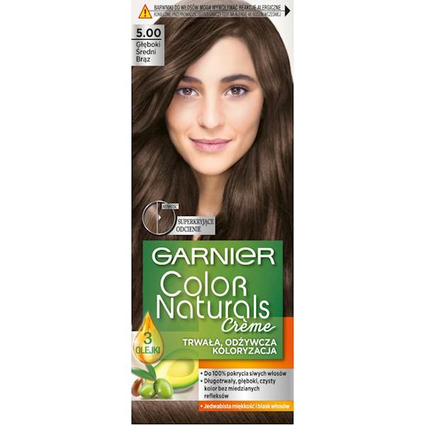 GARNIER COLOR NATURALS 5.00 GŁEBOKI SREDNI BRAZ