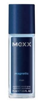 MEXX MAGNETIC MAN DEODORANT NATURAL SPRAY 75 ML.