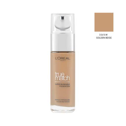 LOREAL TRUE MATCH PODKŁAD 3D/3W-GOLDEN BEIGE 30 ML