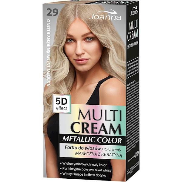JOANNA MULTI CREAM EFEKT 5D 29 B. JASNY ŚNIEŻ. BL