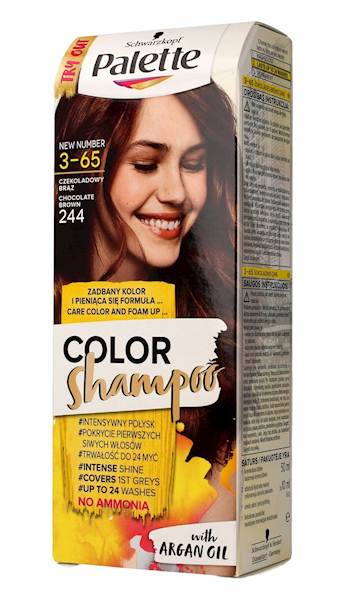  PALETTE COLOR SHAMPOO 3-65 CZEKOLADOWY BRĄZ