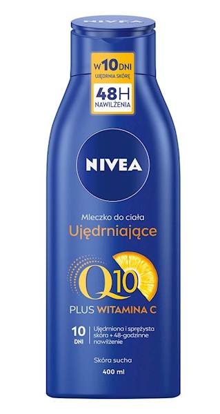 NIVEA MLECZKO UJĘDRNIAJACE Q10 + WITAMINA C 400 ML