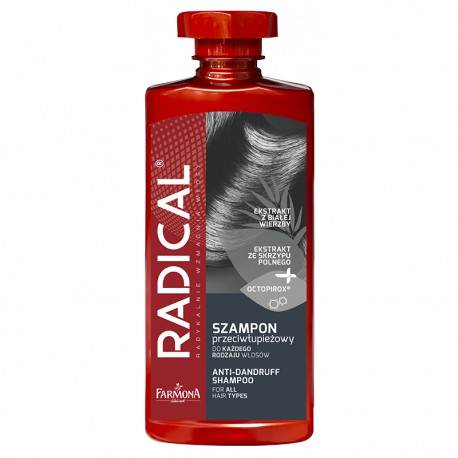 RADICAL SZAMPON PRZECIWŁUPIEŻOWY 400 ML