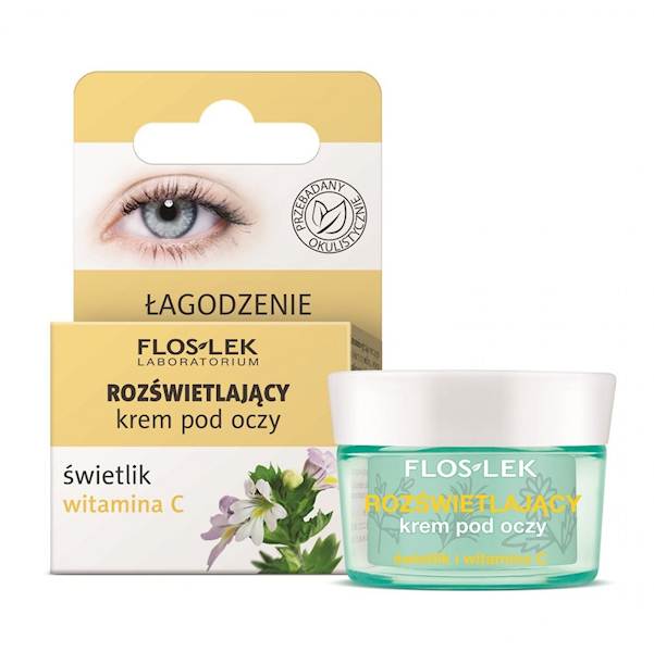 FLOS-LEK ROZŚWIETLAJACY KREM POD OCZY 15 ML