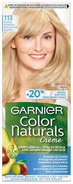 GARNIER COLOR NATURALS 113 SUPERJASNY BEŻOWY BLOND