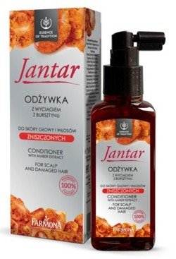 JANTAR ODŻYWKA WCIERKA Z WYCIĄGIEM Z BURSZTYNU.