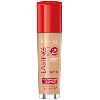 RIMMEL LASTING FINISH 25H 203-TRUE BEIGE.30 ML