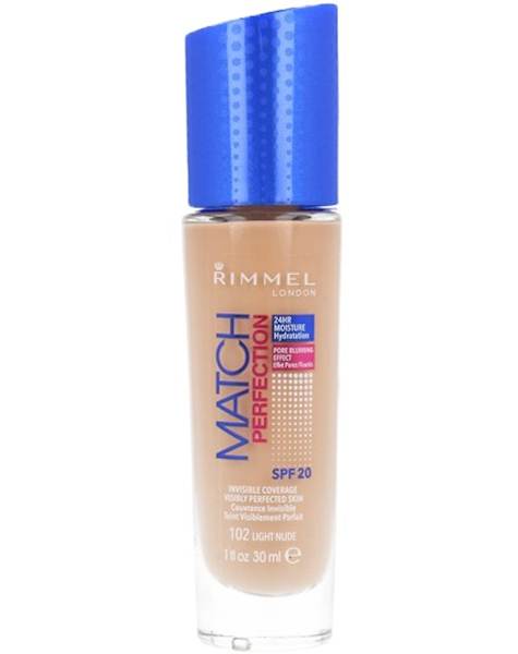 RIMMEL MATCH PERFECTION 24H102-LIGHT NUDE.30 ML