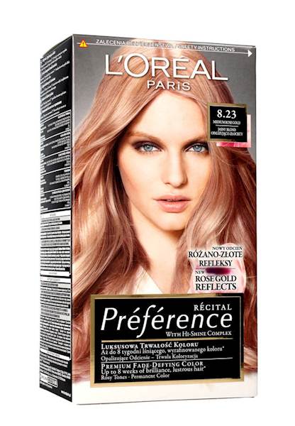 LOREAL PREFERENCE 8.23-JAS/BLOND OPAL/ZŁOCISTY