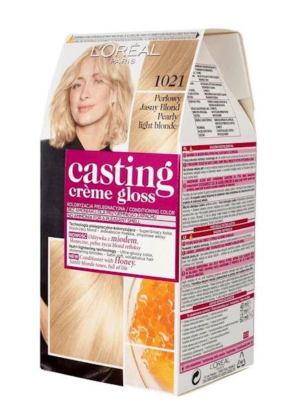 L'OREAL CASTING CREME NR 1021 JASNY PERŁOWY BLOND