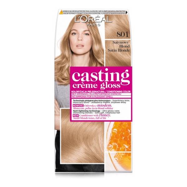 L'OREAL CASTING CREME NR 801 SATYNOWY BLOND