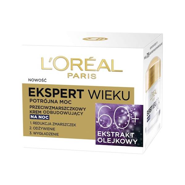 LOREAL EKSPERT WIEKU KREM 60+ NA NOC.50 ML