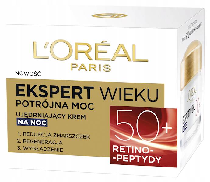 LOREAL EKSPERT WIEKU KREM 50+ NA NOC.50 ML