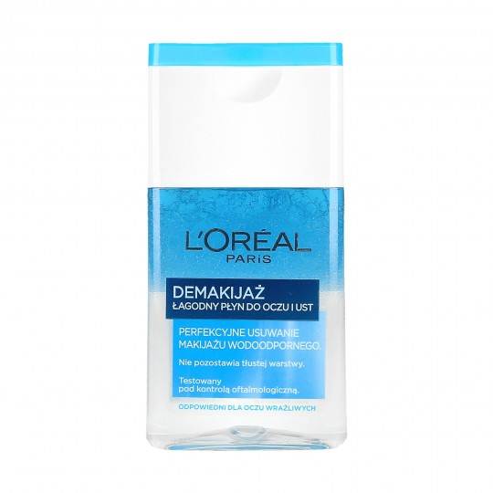 LOREAL ŁAGODNY PŁYN DO DEMAKIJAŻU OCZU I UST 125 M