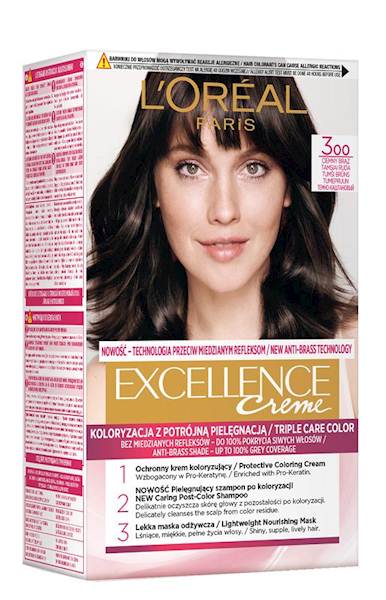 LOREAL EXCELLENCE CREME 300- CIEMNY BRĄZ