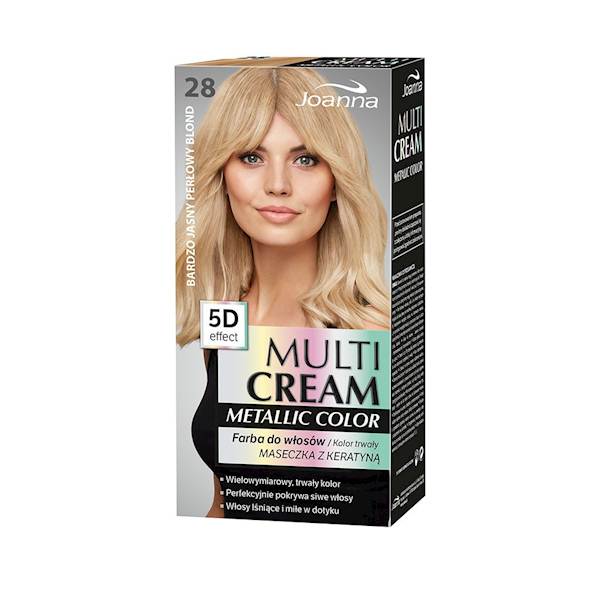 JOANNA MULTI CREAM 5D NR 28 BARDZO JASNY PERŁOWY