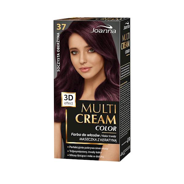 JOANNA MULTI CREAM EFECT 3D NR 37 OBERŻYNA 