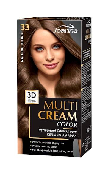 JOANNA MULTI CREAM EFEKT 3D NR 33 NATURALNY BLOND