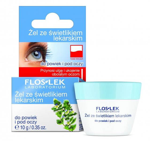FLOS-LEK ŻEL ZE ŚWIETLIKIEM LEKARSKIM POD OCZY 10G