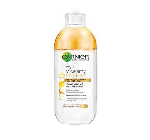 GARNIER PŁYN MICELARNY Z OLEJKIEM ARGANOWYM 400.