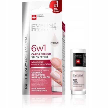 EVELINE 6W1 ODŻYWKA DO PAZNOKCI FRENCH 5 ML