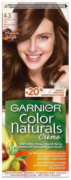 GARNIER COLOR NATURALS 4.3 ZŁOTY BRĄZ