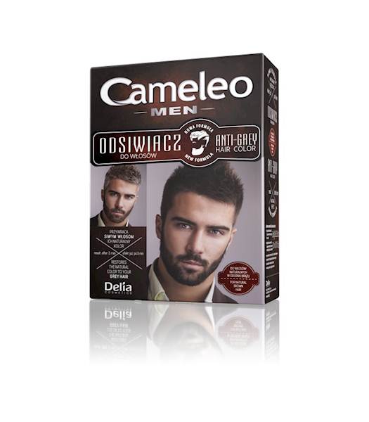CAMELEO MEN ODSIWIACZ DO WŁOSÓW W ODCIENIU BRĄZU.