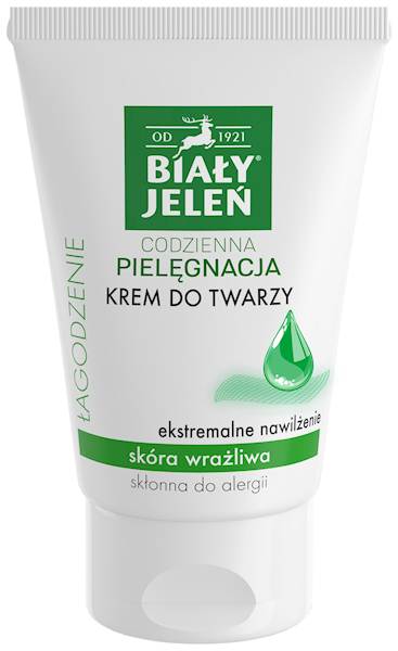 BIAŁY JELEŃ ŁAGODZENIE KREM DO TWARZY  100 ML.