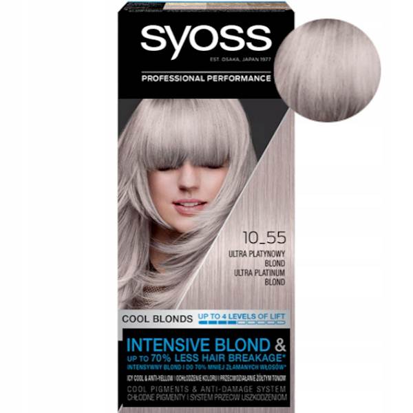 SYOSS COOL BLONDS 10-55 ULTRA PLATYNOWY BLOND