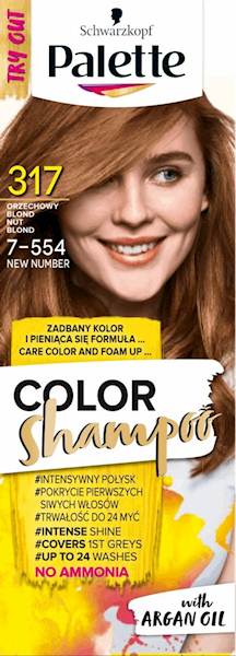  PALETTE SHAMPOO 7-554  ORZECHOWY BLOND