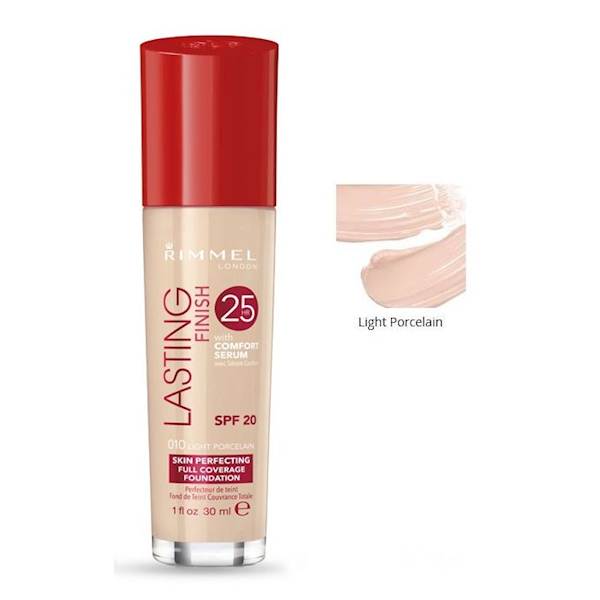RIMMEL LASTING FINISH 25H 010-LIGHT PORCELAIN.30 M