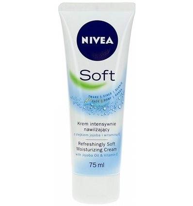 NIVEA SOFT KREM INTENSYWNIE NAWILŻAJACY 75 ML