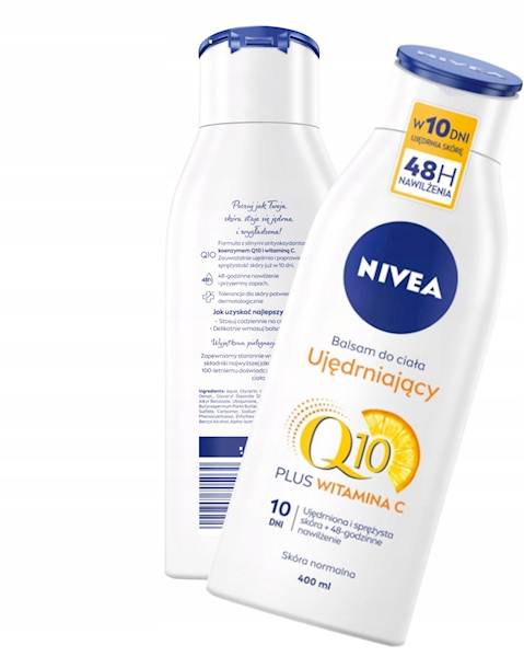 NIVEA UJĘDRNIAJĄCY BALSAM DO CIAŁA Q10 PLUS VIT C.