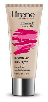 LIRENE FLUID KRYJĄCY 24-CIEPŁY BEŻ 30 ML