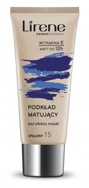 LIRENE PODKŁAD MATUJĄCY 15- OPALONY 30 ML.
