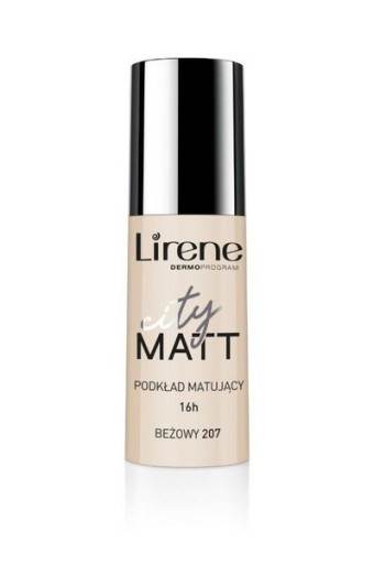 LIRENE CITY MATT FLUID MATUJĄCY 207-BEŻOWY 30 ML.