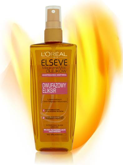 LOREAL ELSEVE DWUFAZOWY ELIKSIR MOC OLEJKÓW 200 ML