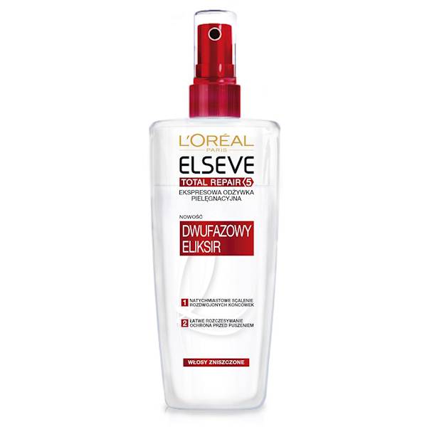 LOREAL ELSEVE TOTAL REPAIR 5 DWUFAZ/ELIXIR 200 ML.