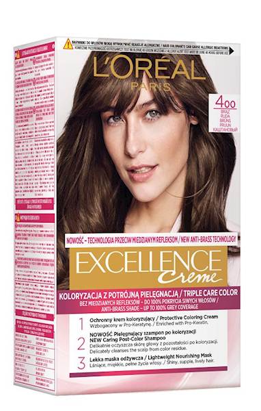 LOREAL EXCELLENCE CREME 400- BRĄZ