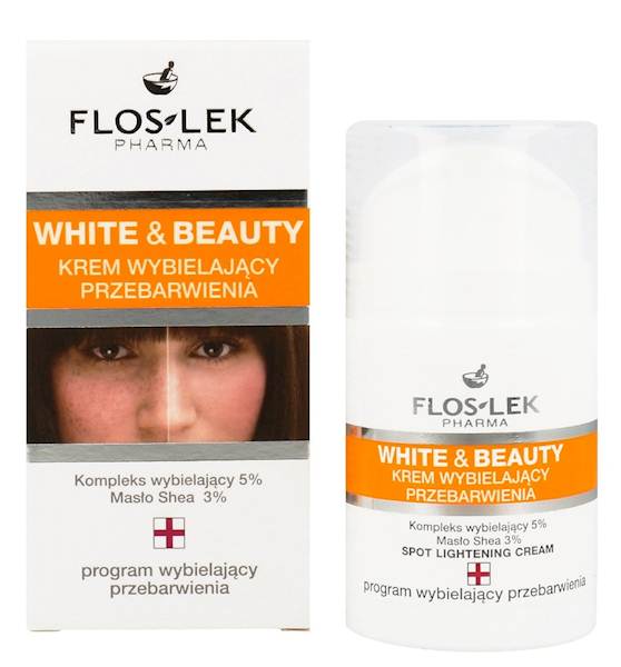 FLOS-LEK WHITE&BEAUTY KREM WYBIELAJACY 50 ML