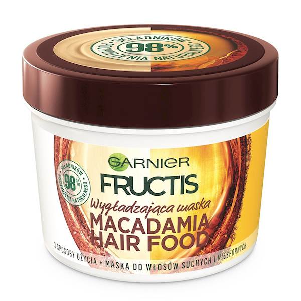 GARNIER FRUCTIS MACADAMIA HAIR FOOD MASKA 390 ML.