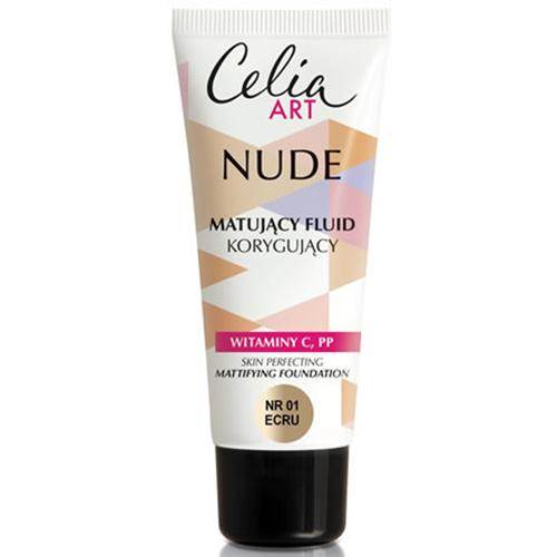CELIA NUDE MATUJĄCY FLUID KORYGUJACY NR 01-ECRU