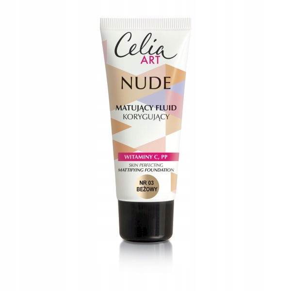 CELIA ART NUDE MATUJACY FLUID KORYGUJACY NR 03