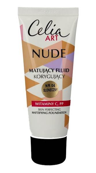CELIA ART NUDE MATUJACY FLUID KORYGUJĄCY NR 04-SŁO