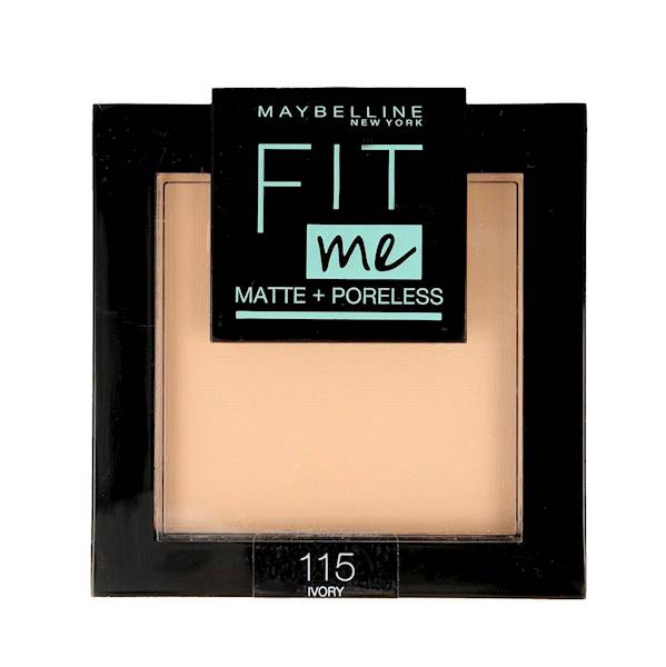 MAYBELLINE FIT ME MATTE PUDER 115-IVORY 9 G.