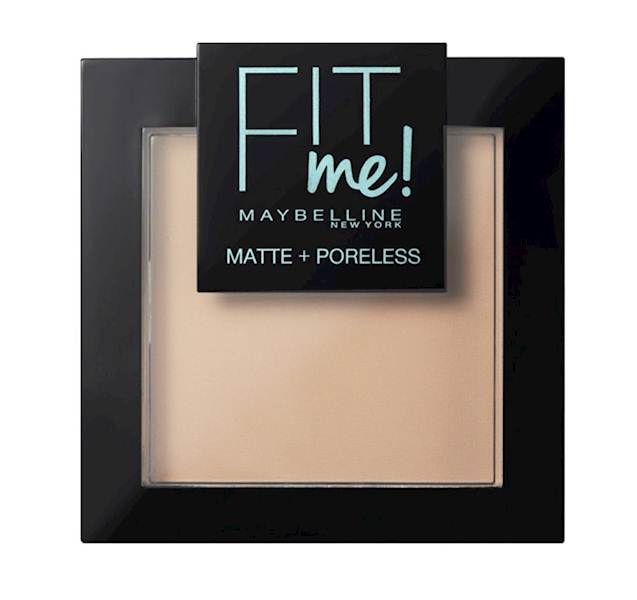 MAYBELLINE FIT ME MATTE PUDER 110-PORCELAIN 9G.