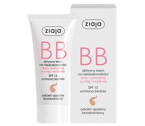 ZIAJA BB KREM CERA SUCHA BRZOSKWINIA.50 ML.