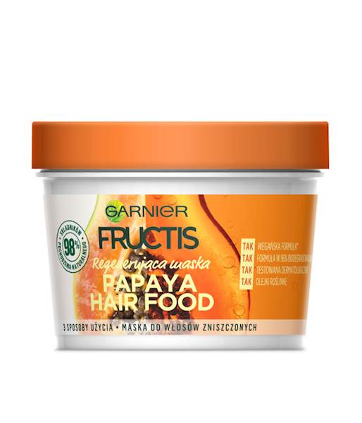 GARNIER FRUCTIS PAPAYA HAIR FOOD MASKA 390 ML.