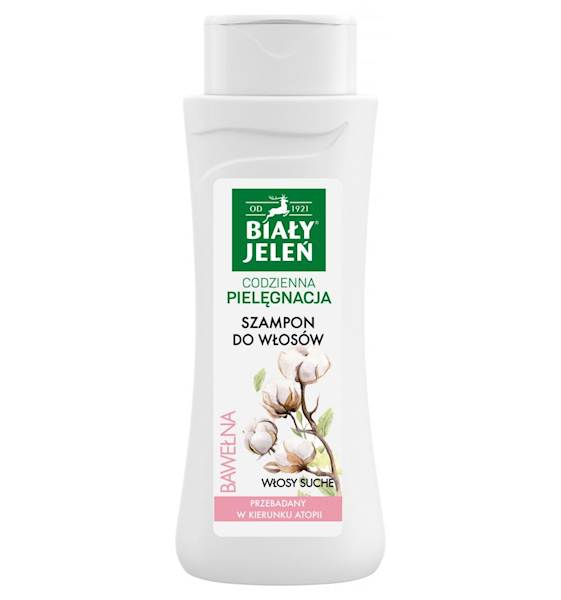 BIAŁY JELEŃ SZAMPON BAWEŁNA WŁOSY SUCHE  300 ML