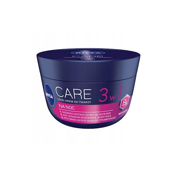 NIVEA CARE LEKKI KREM DO TWARZY NA NOC 100 ML.